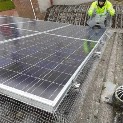 Solar Panel Bird Proofing Edinburgh